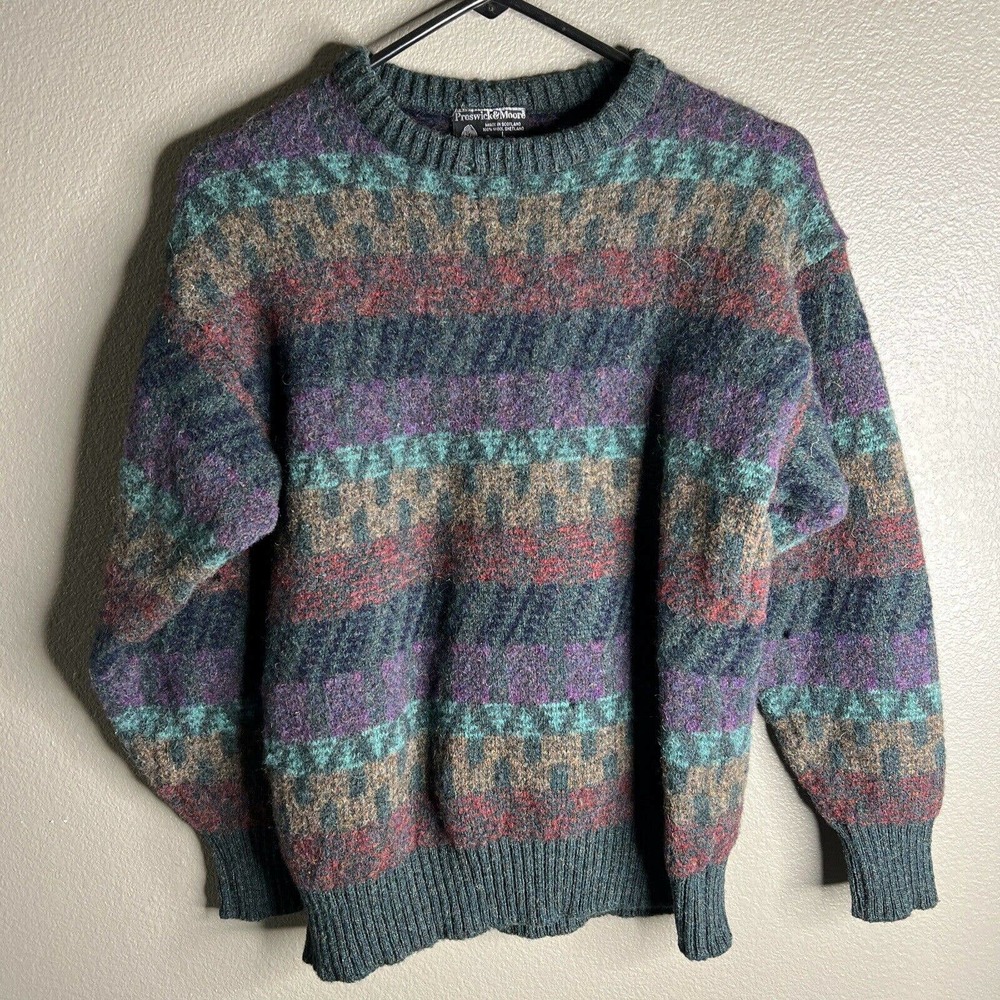 Preswick and Moore 100% Shetland Wool Sweater